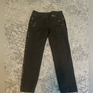 LOFT Black Marissa Tuxedo Pant 0